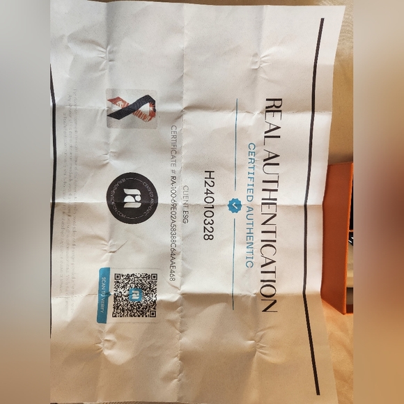 COA Hermes Twilly Orange and Blue - Picture 12 of 15